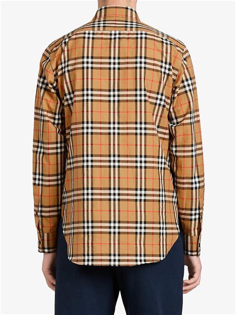 burberry rainbow check shirt|Burberry Check cotton shirts.